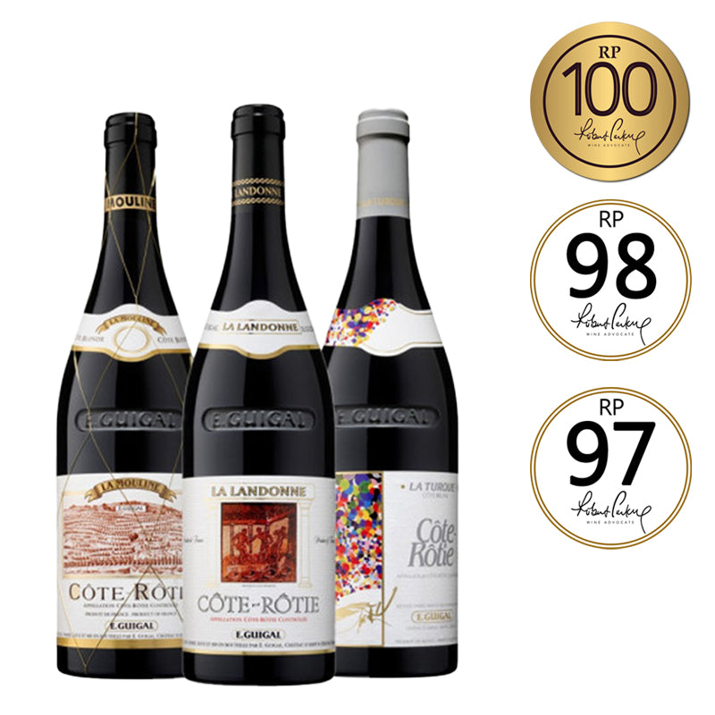 E. Guigal - La Turque, La Landonne, La Mouline 2012 (mixed case)