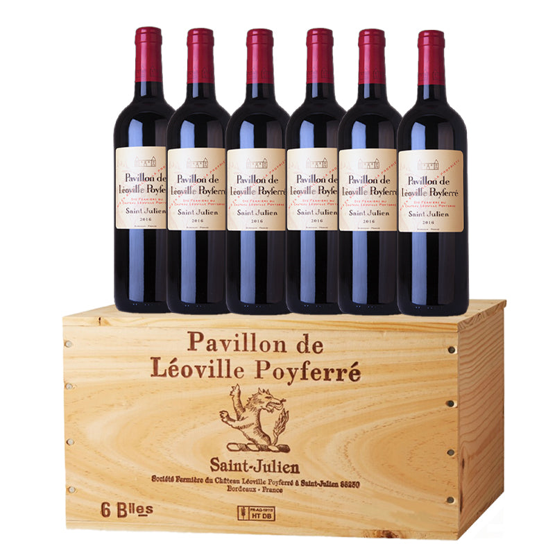 Pavillon de Léoville Poyferré 2016 (case of 6)